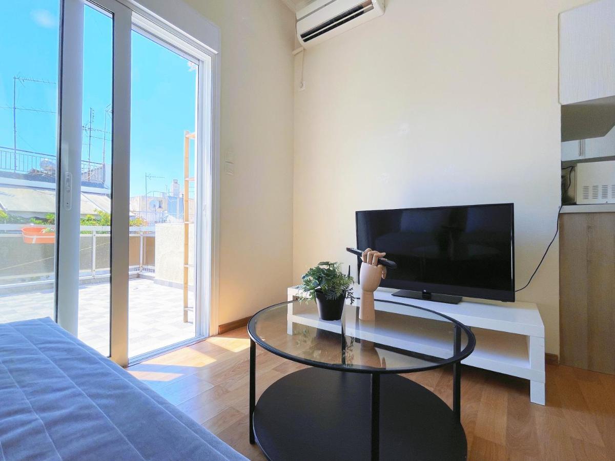 Wsd Luxury Stylish 1Bd Apt With City View Balcony Atenas Exterior foto