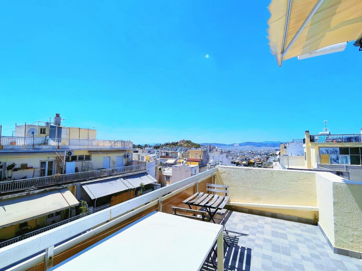 Wsd Luxury Stylish 1Bd Apt With City View Balcony Atenas Exterior foto