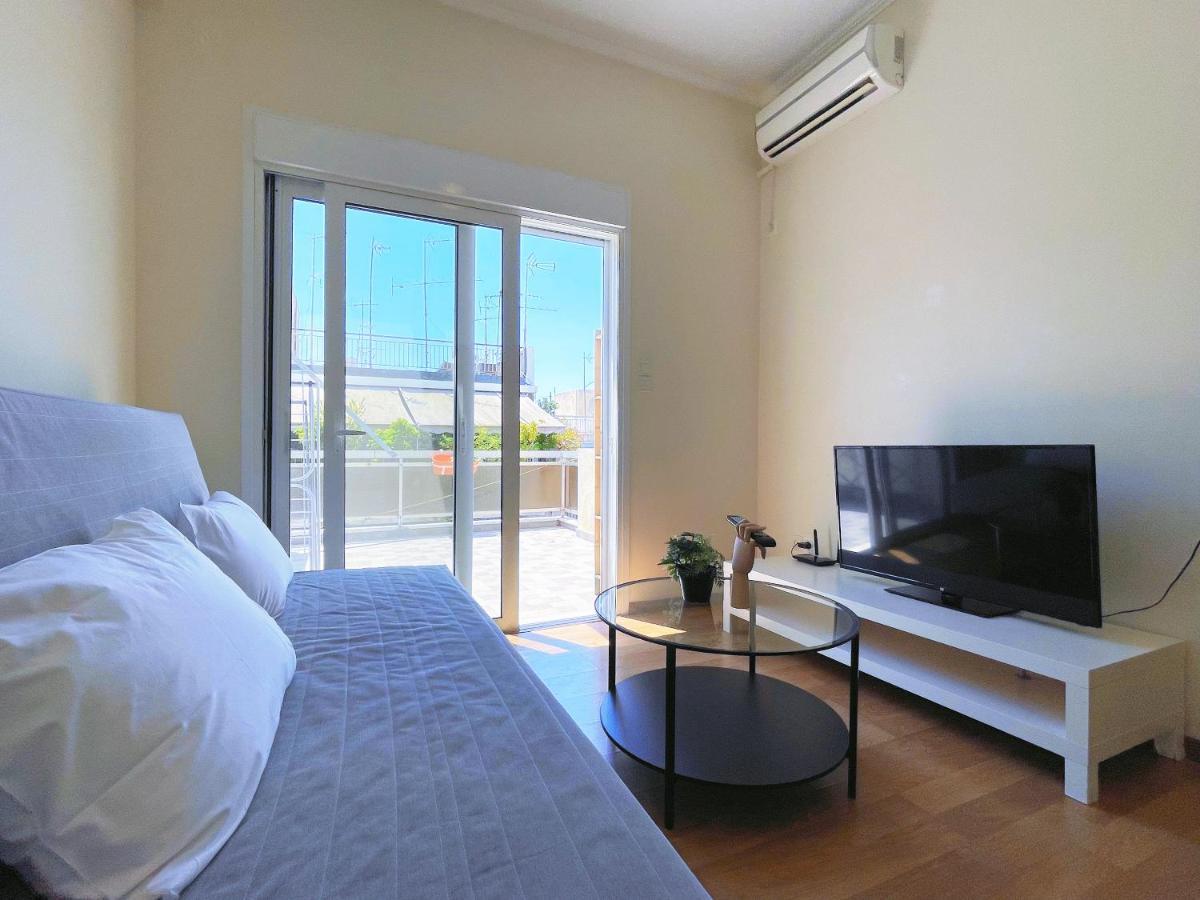 Wsd Luxury Stylish 1Bd Apt With City View Balcony Atenas Exterior foto